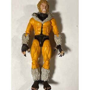 Marvel Legends Sabretooth X-Men Action Figure Yellow Brown Classic 6 Inch Scale